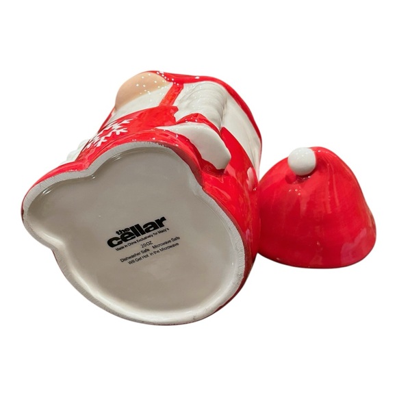 The Cellar Red Gnome Earthenware Mug with Lid, Exclusively For Macy's - Picture 9 of 14